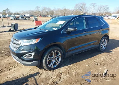 2016 Ford Edge Titanium z USA, uszkodzony, nr VIN 2FMPK4K94GBB21694